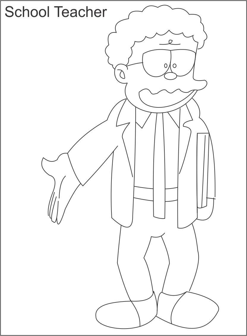 831x1130 School Teacher Of Kenichi Coloring Page For Kids