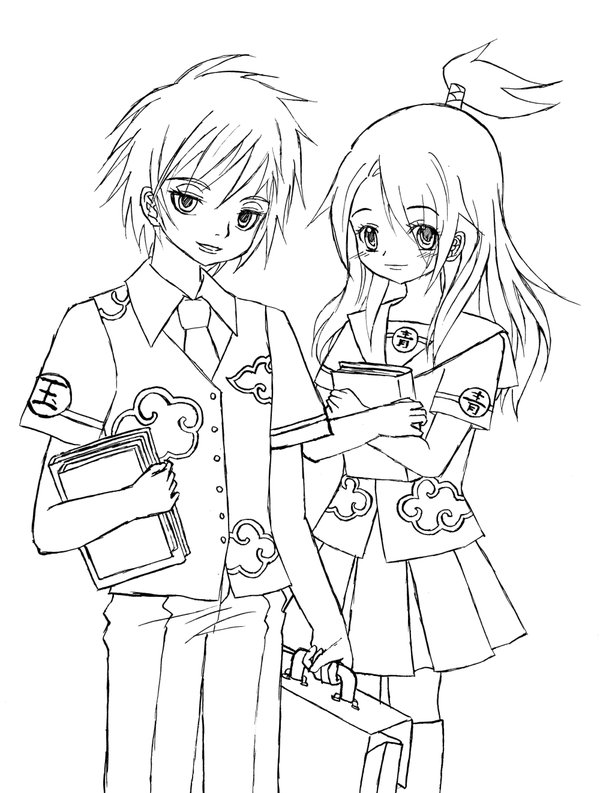 600x793 Akatsuki School Uniforms X3 By Liadebeaumont