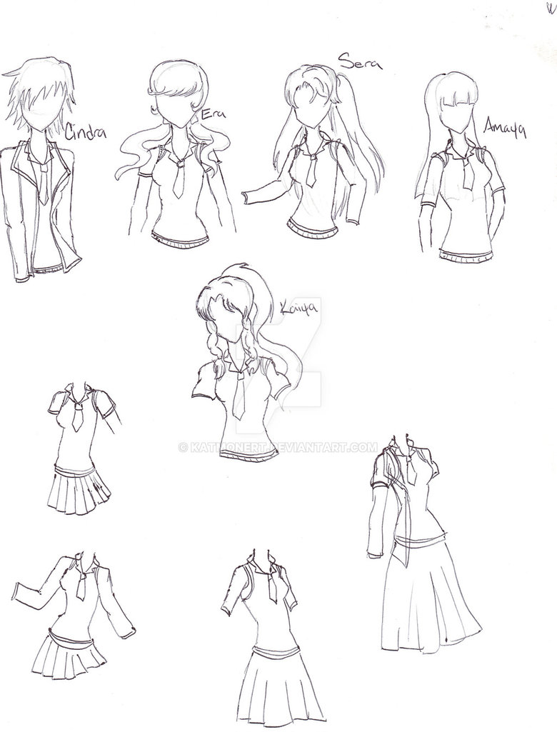 780x1025 Sailor Senshi School Uniform By Katmonert