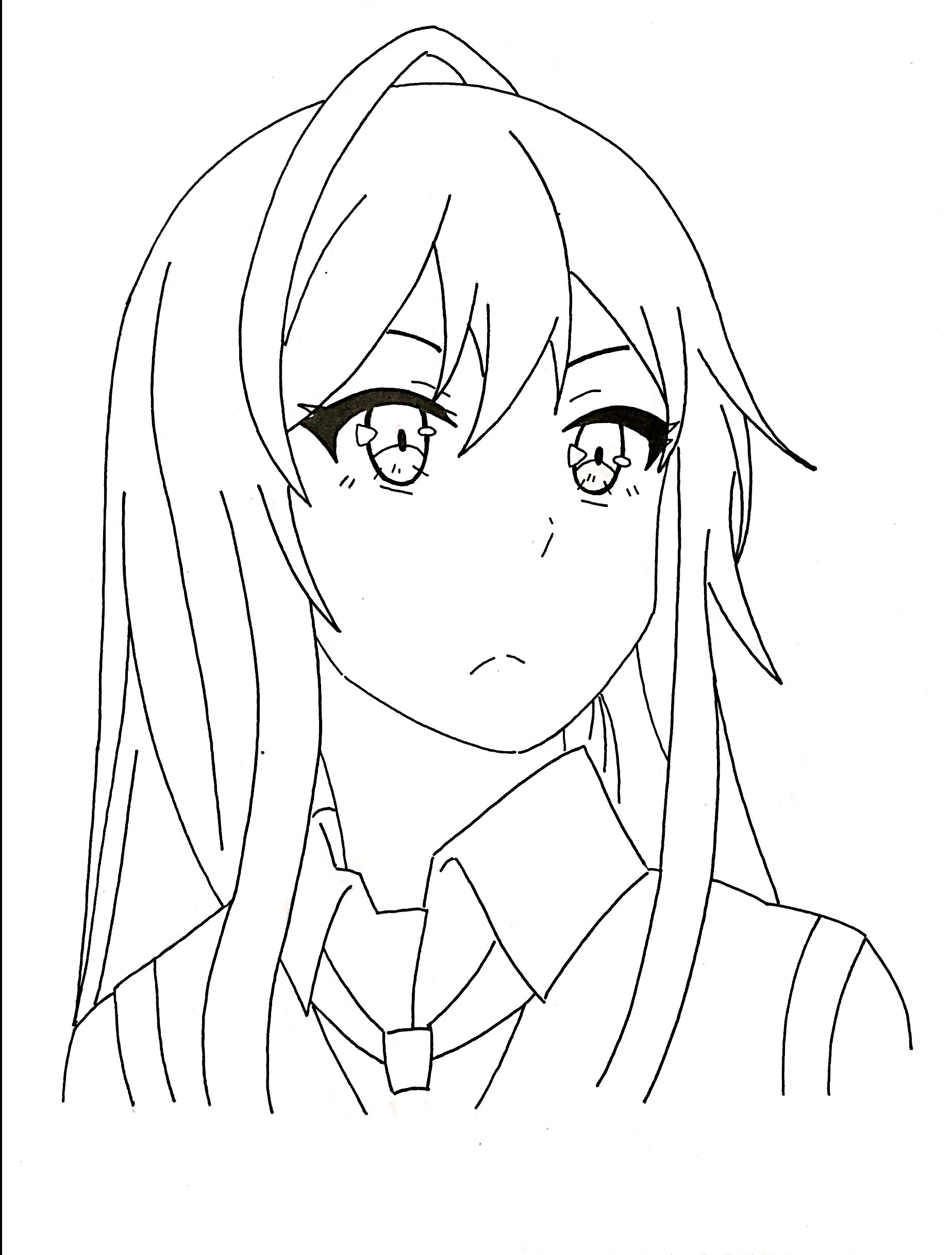 1847x2436 School Uniform Yukino By Jytheawesome