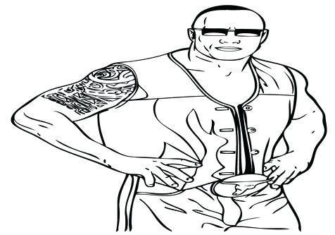 476x333 The Rock Coloring Pages Roman Reigns Coloring Pages Of Camp Rock