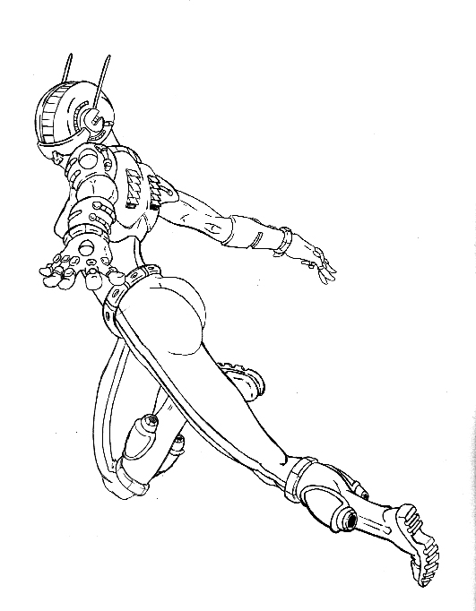 531x682 Female Sci Fi Warrior By Psychoheat