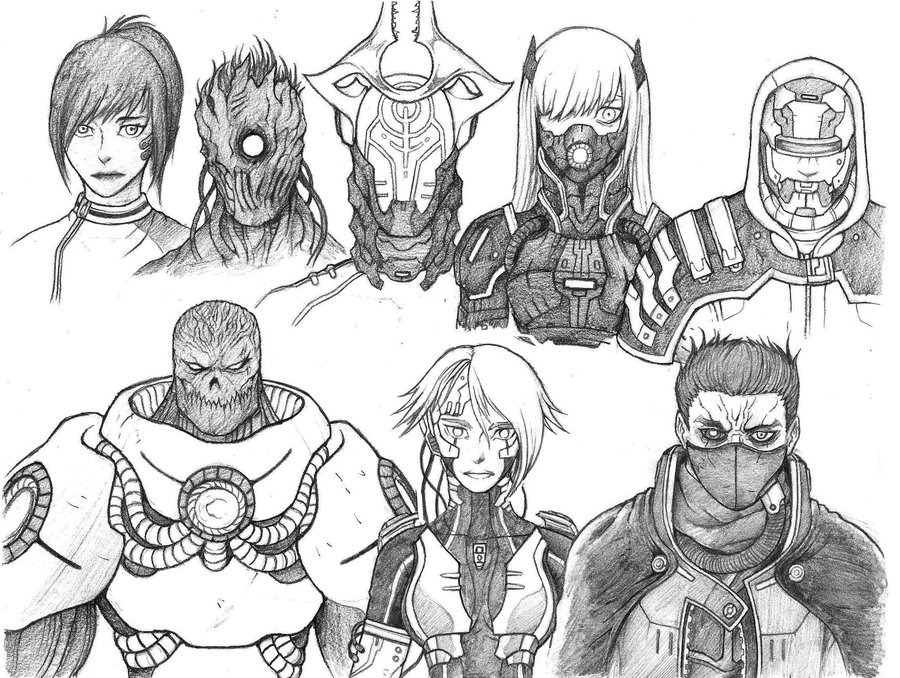900x678 Sci Fi Character Concepts