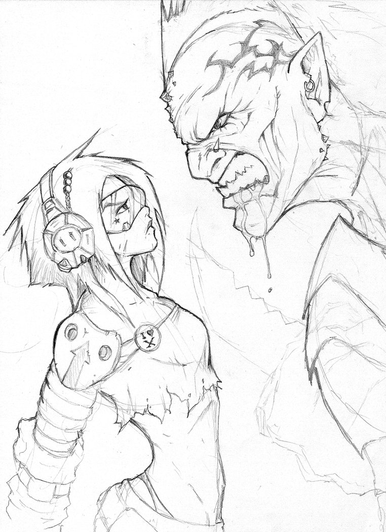 762x1049 Sci Fi Characters Sketch By Jpzilla