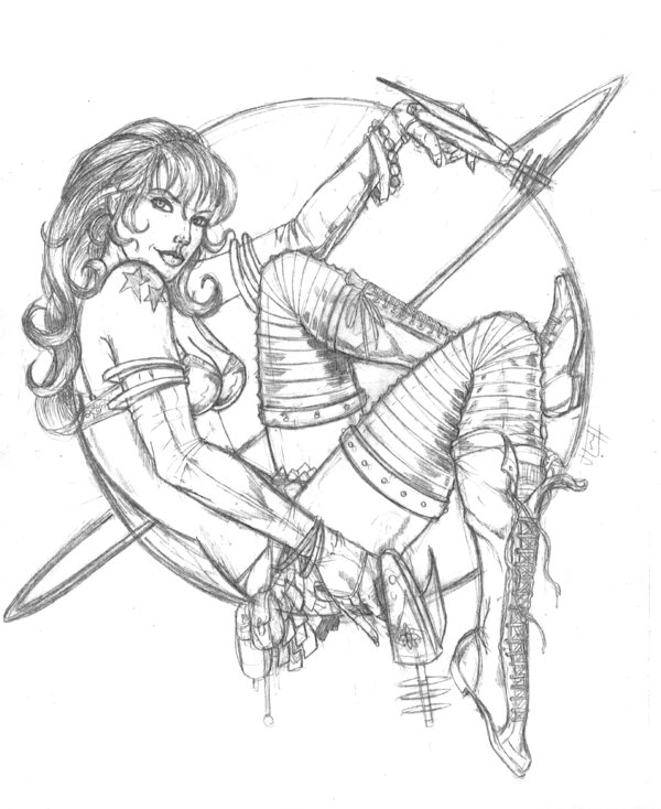 600x734 Sci Fi Pin Up By Jlonnett