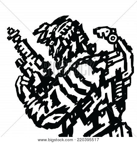 450x470 Astronaut Drawings Images, Illustrations, Vectors