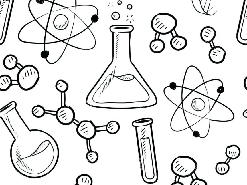 863x647 Science Lab Coloring Pages Chemistry Free Printable