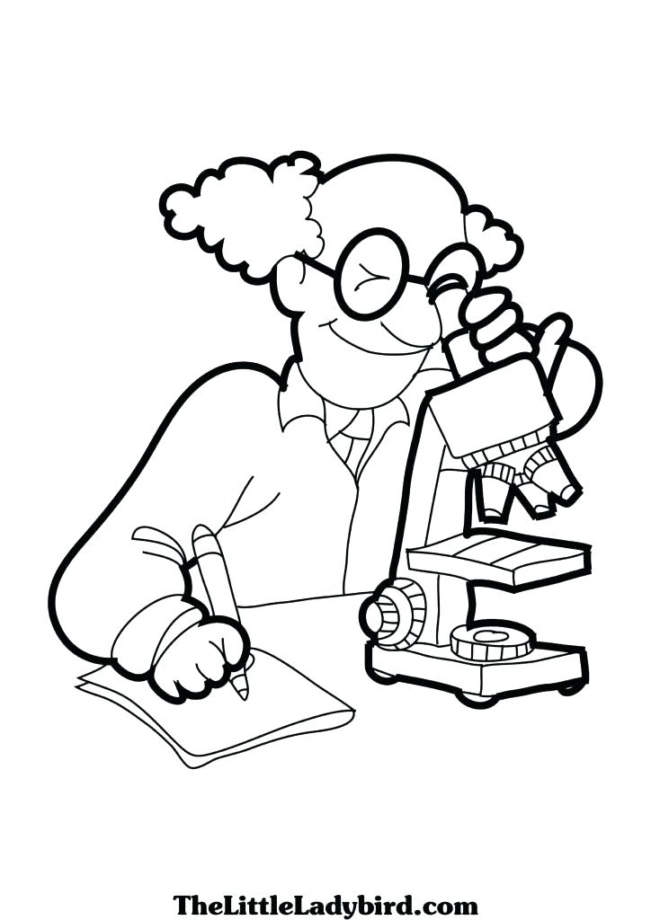 724x1024 Coloring Pages Science Science Coloring Books And Microscope Free