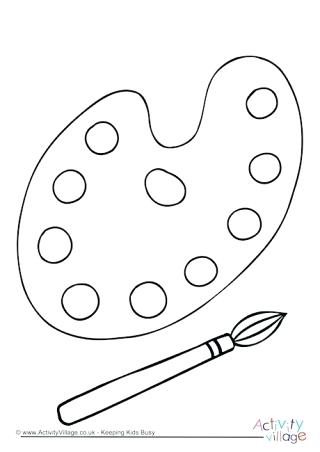 320x452 Scissors Coloring Page Paints Colouring Page 2 Coloring Pages
