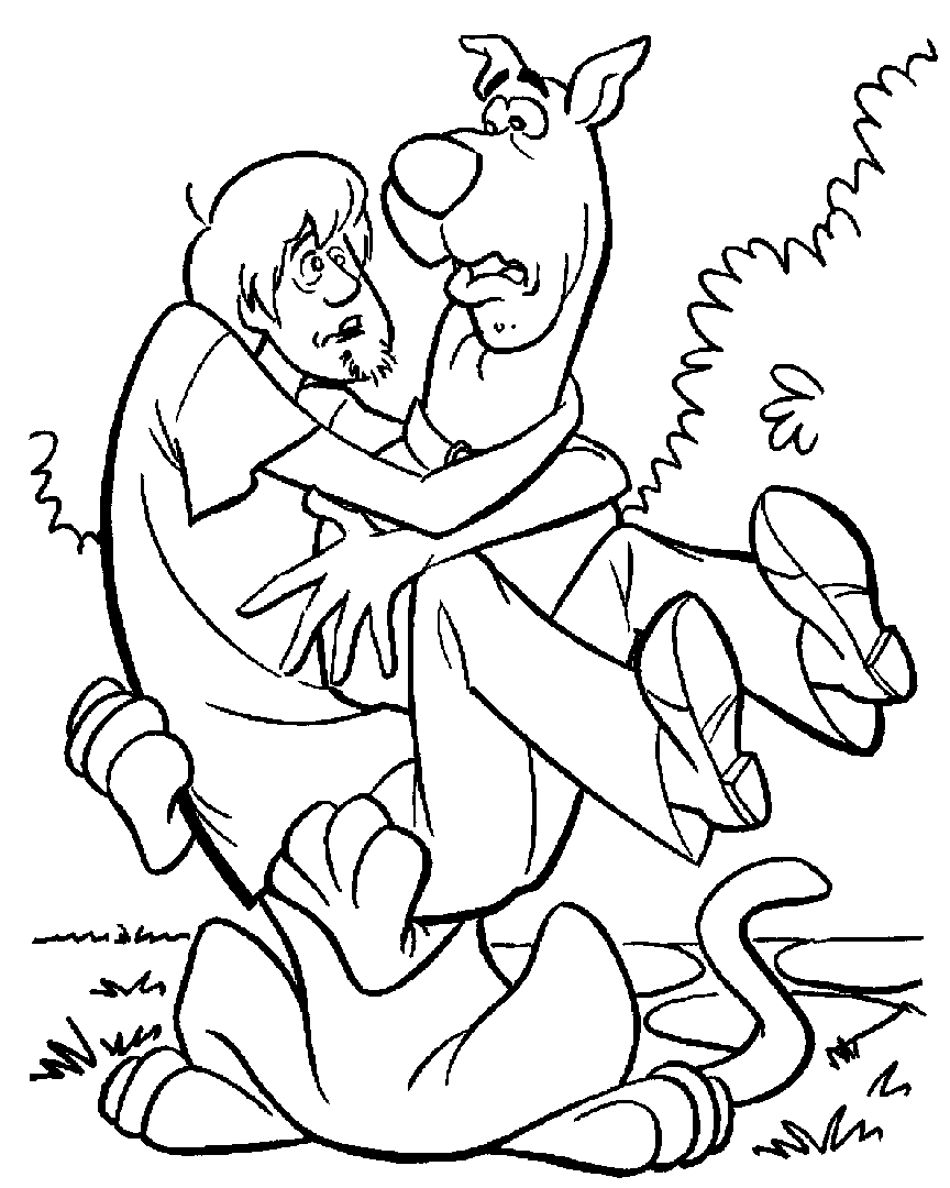 864x1080 Free Printable Scooby Doo Coloring Pages For Kids