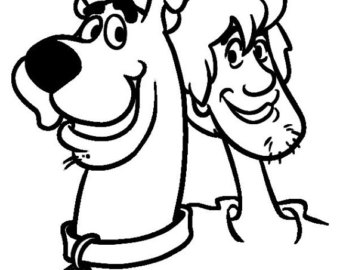 340x270 Vinyl Decal Scooby Doo Etsy