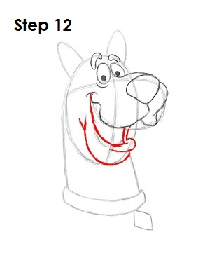 300x388 How To Draw Scooby Doo