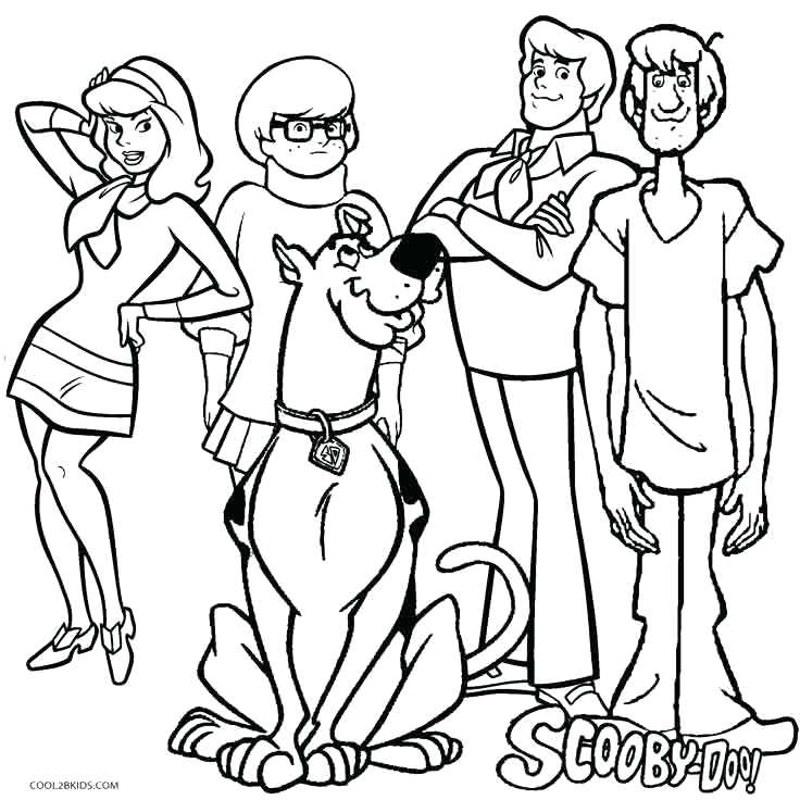 736x736 Inspirational Coloring Pages Of Scooby Doo Print Marvelous Page