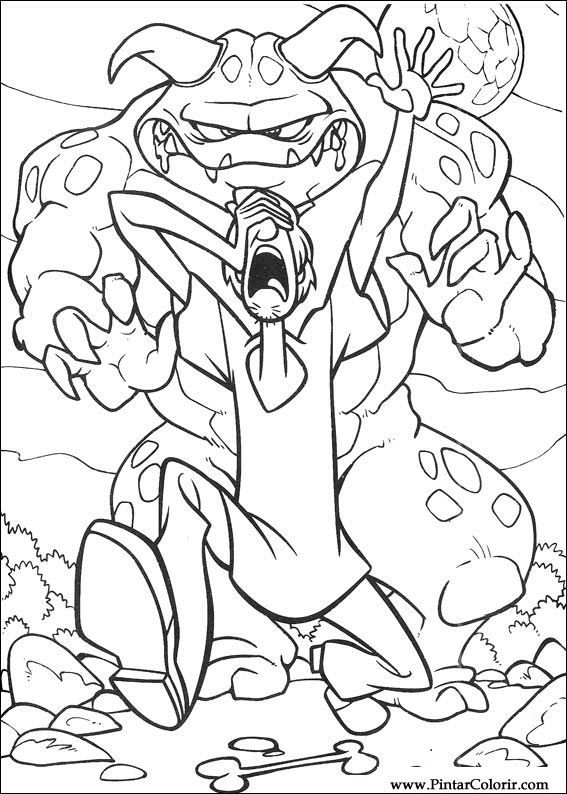 567x794 Drawings To Paint Amp Colour Scooby Doo