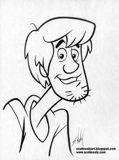 410x550 Scott Neely's Scribbles And Sketches! Scooby Doo