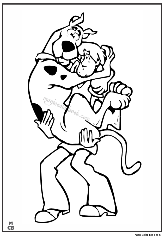 685x975 Pin By Magic Color Book On Scooby Doo Coloring Pages Freec
