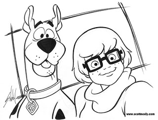 320x243 Scott Neely's Scribbles And Sketches! Velma Amp Scooby Doo!