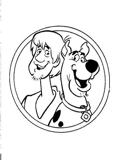 412x550 Scooby Doo Coloring Pages