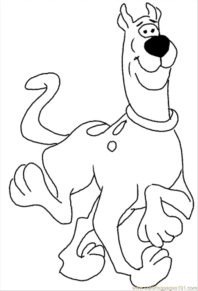 650x953 Scooby Doo Coloring Page