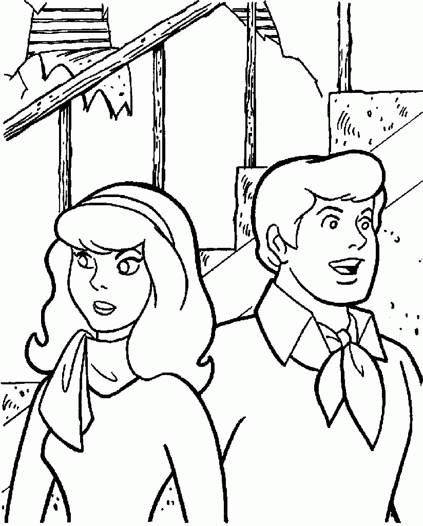 824x1025 Scooby Doo Coloring Pages
