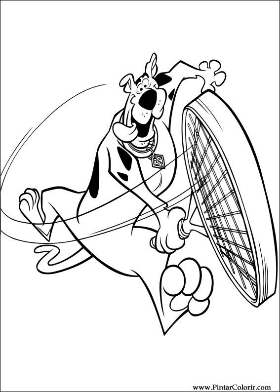 567x794 Drawings To Paint Amp Colour Scooby Doo