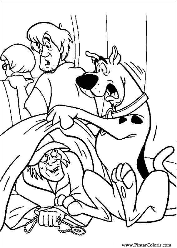 567x794 Drawings To Paint Amp Colour Scooby Doo