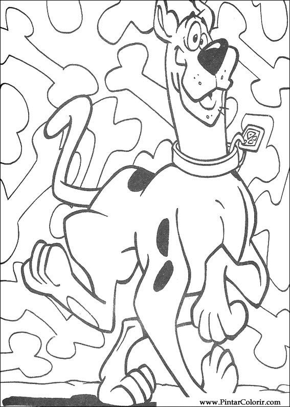 567x794 Drawings To Paint Amp Colour Scooby Doo