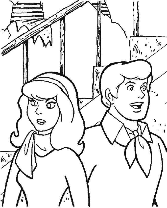 675x840 Scooby Doo Characters Coloring Pages Many Interesting Cliparts