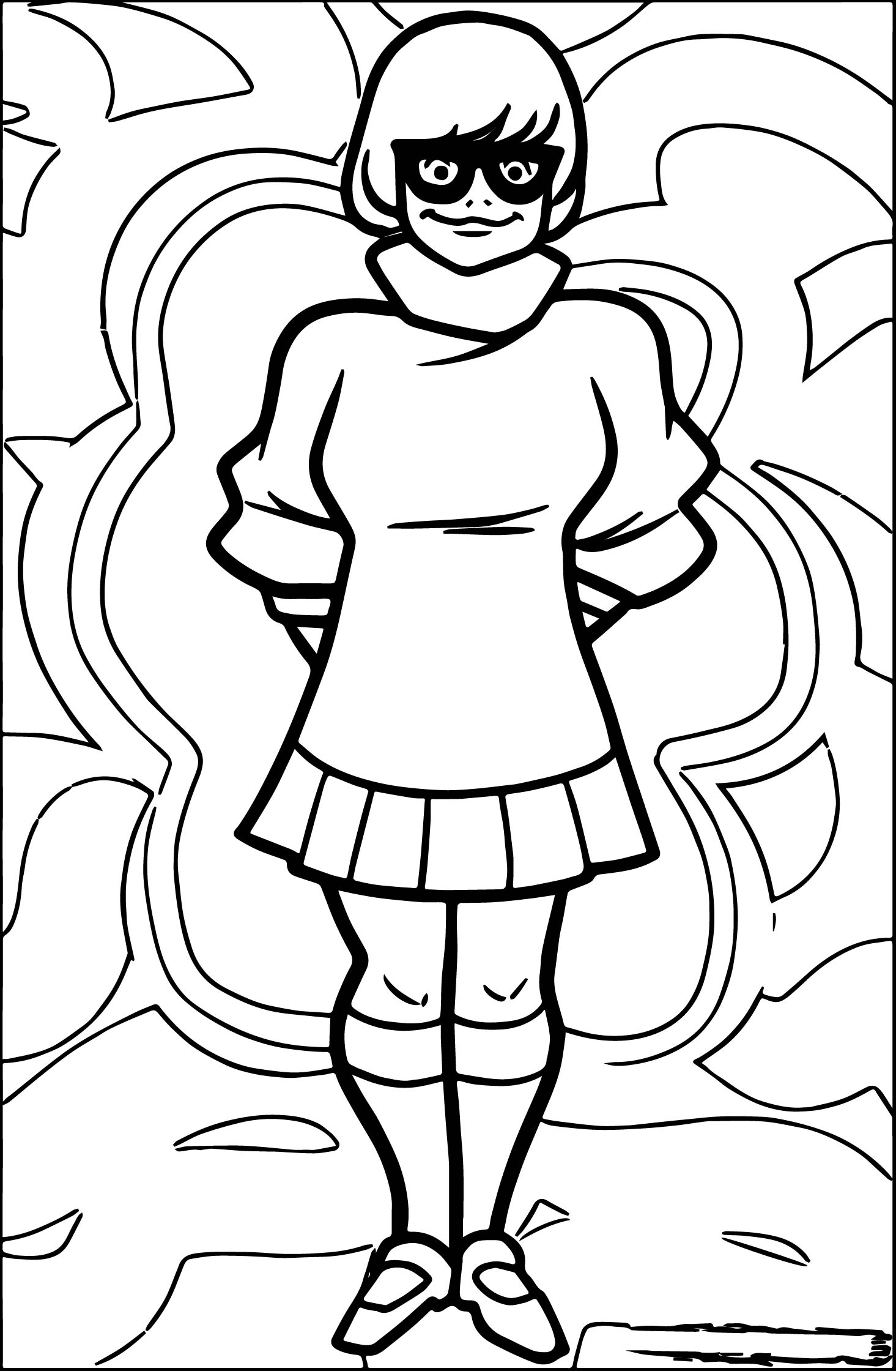 1465x2240 Draw Velma From Scooby Doo Coloring Page Wecoloringpage