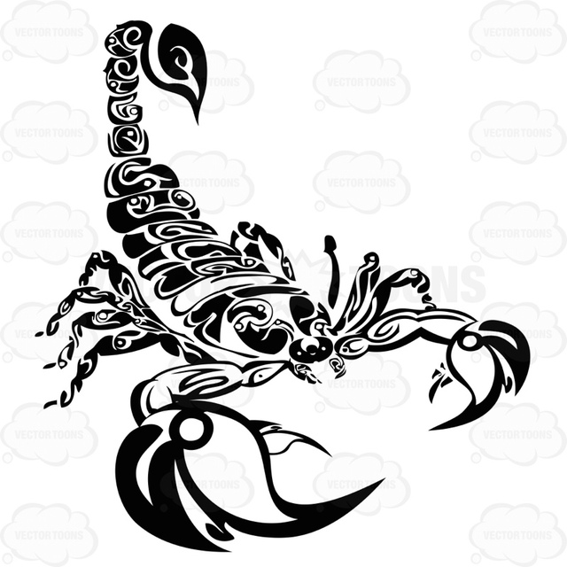 640x640 Zodiac Symbol For Scorpio Cartoon Clipart