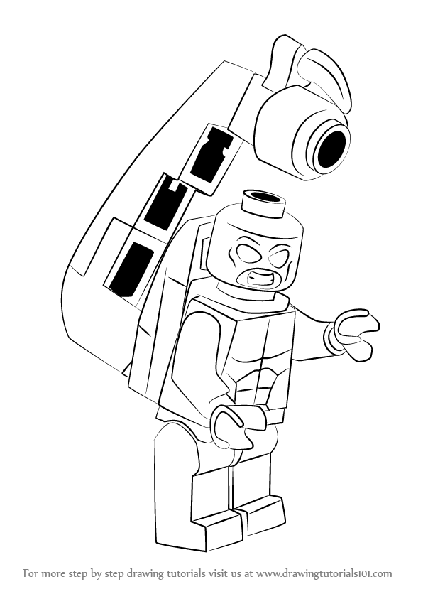 596x843 Learn How To Draw Lego Scorpion (Lego) Step By Step Drawing