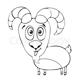 320x320 Cartoon Funny Scorpion For Coloring Book Isolated On White