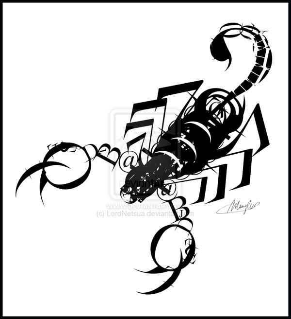 600x656 Scorpion Drawings 03