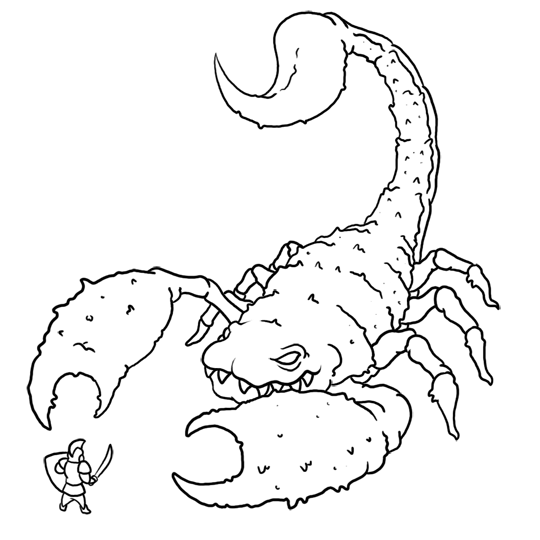 540x540 How To Draw A Scorpion Monster
