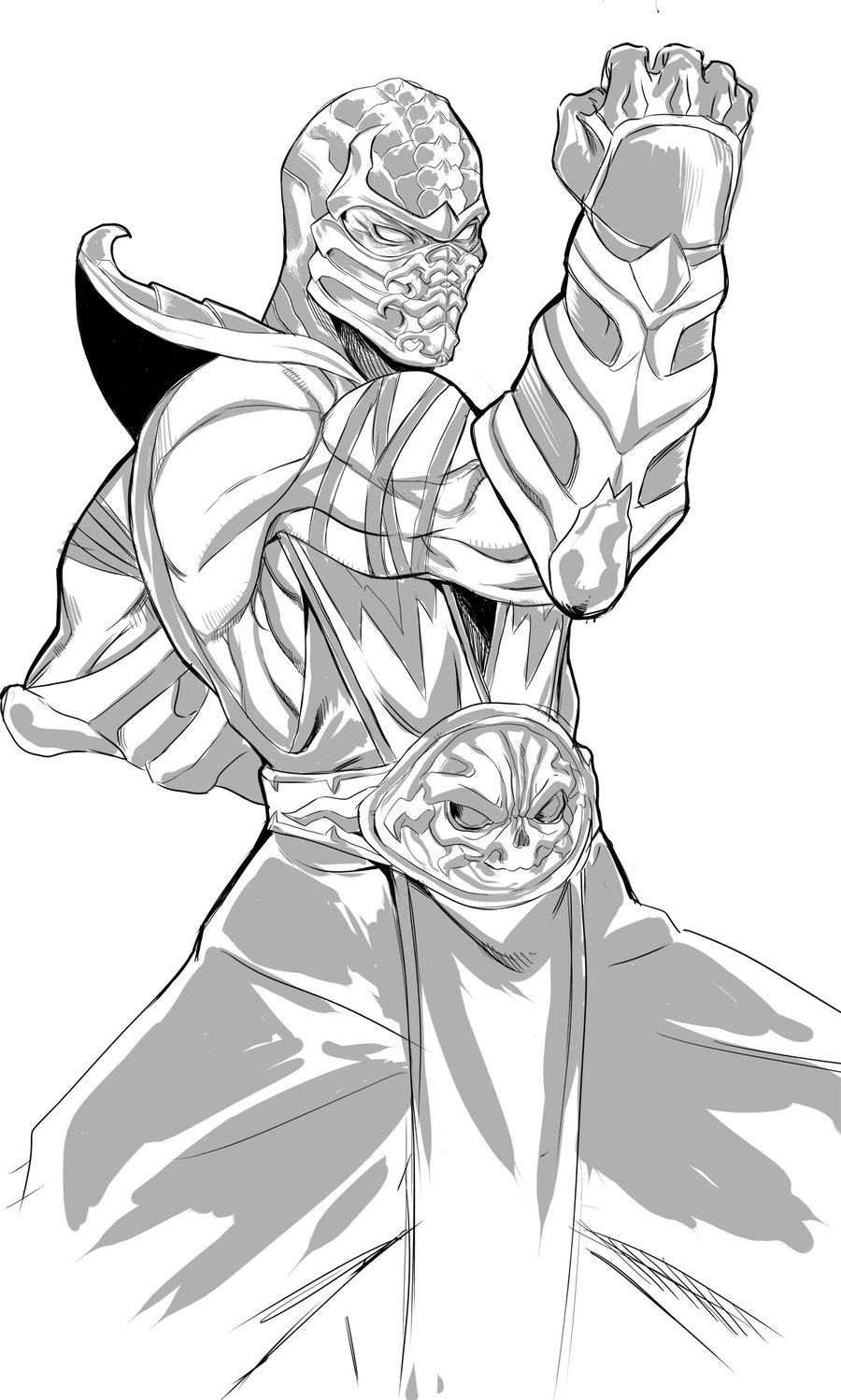 900x1498 Scorpion (Sketch) By Djok3