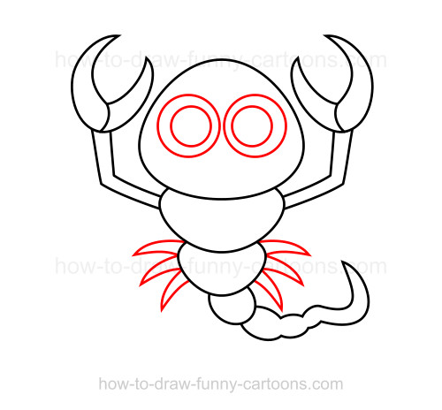 500x464 How To Draw A Scorpion