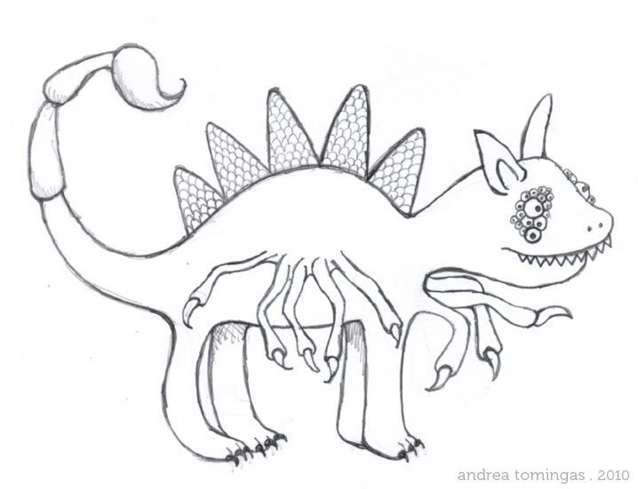 718x551 Dinosaur Scorpion Monster Duck Brigade