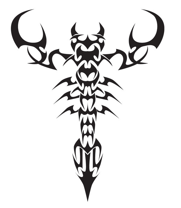 600x690 Scorpion Tribal By Captainbezier