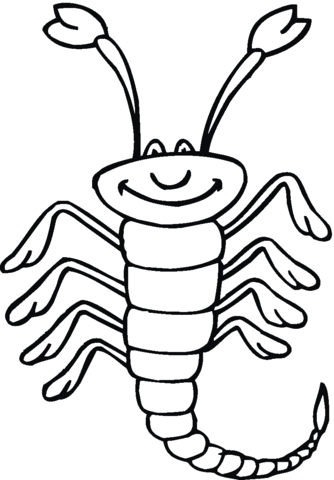 334x480 Scorpion 18 Coloring Page Free Printable Coloring Pages