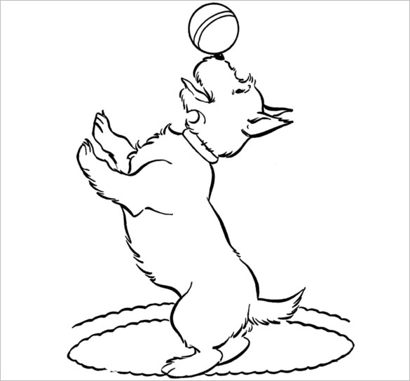 585x544 Scottie Dog Templates, Crafts Amp Colouring Pages Free
