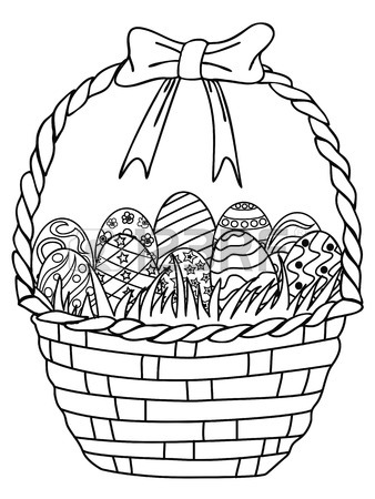 338x450 Easter Egg Outline Stock Photos. Royalty Free Business Images