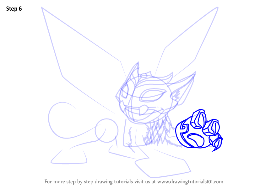 844x598 Learn How To Draw Scratch From Skylanders (Skylanders) Step By