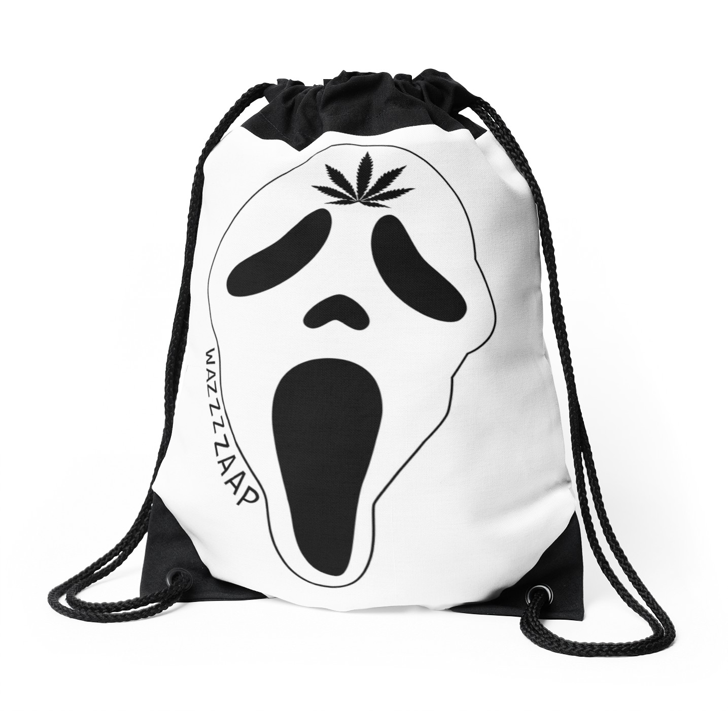 1435x1404 Scream Wazzaap! Drawstring Bags By Rebeccapickell Redbubble