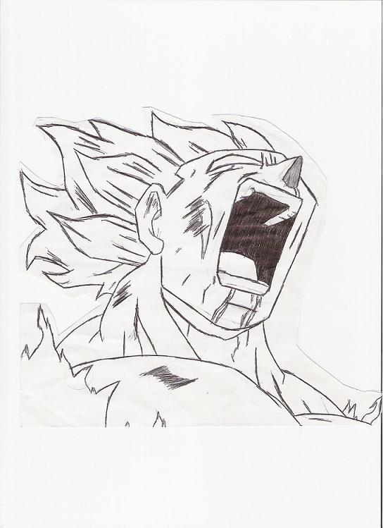 544x749 The Screaming Vegeta By Pappacat