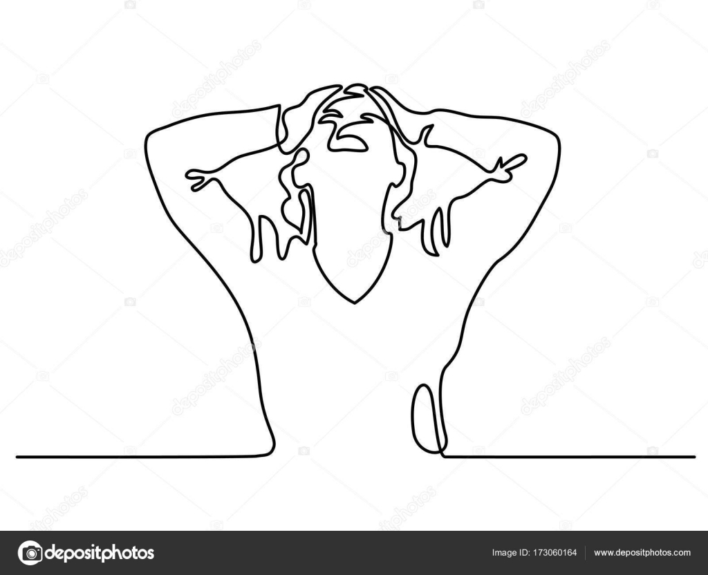 1024x832 Woman Screaming In Despair Stock Vector Valenty