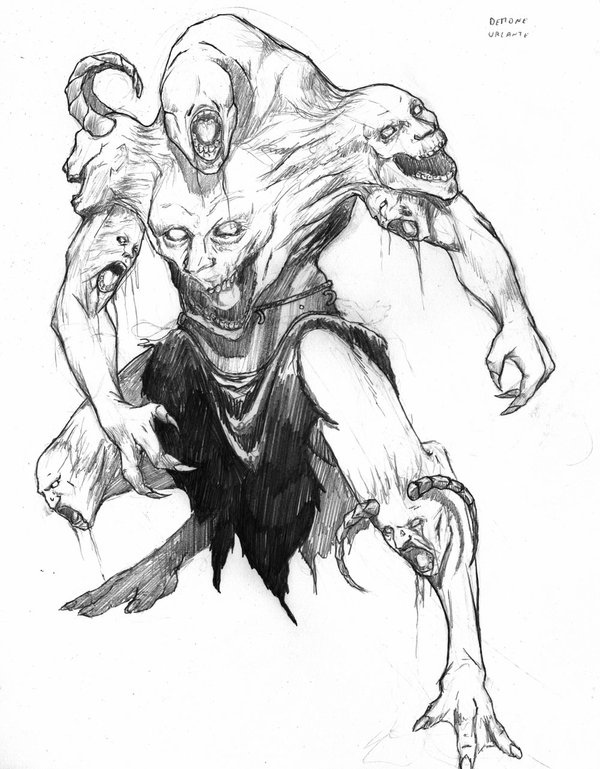 600x769 Screaming Demon By D K S