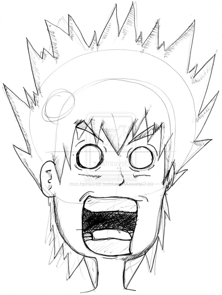 769x1024 Scary Faces Drawing Pics Monster Face Screaming With Sharp Teeth