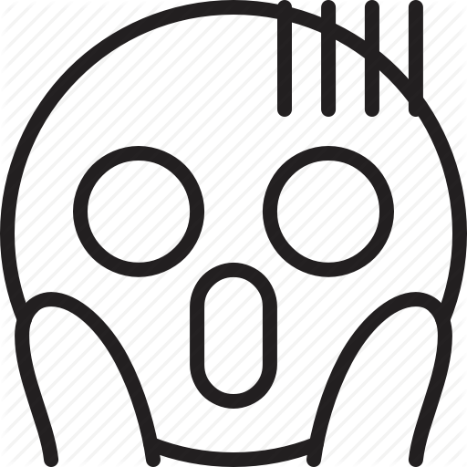 512x512 Emoticon, Face, Fear, Screaming, Smiley Icon Icon Search Engine