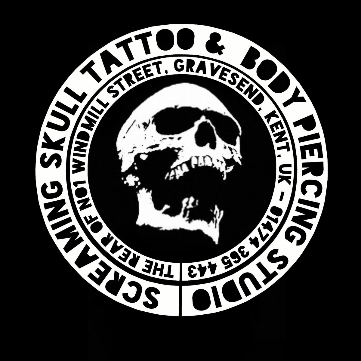 1200x1200 Screamingskulltat2 On Twitter Screaming Skull Tattoo Amp Body
