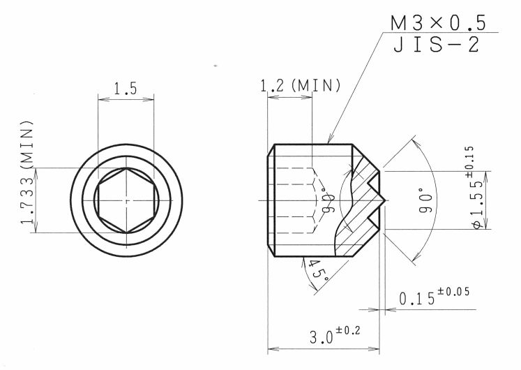 747x530 Cup Amp Cone Point (Small Hexagon Socket Set Screws)